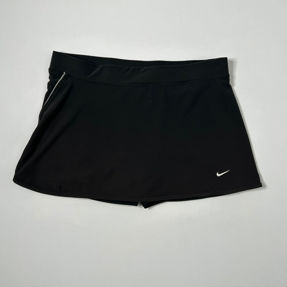 Nike Women's Black Athletic Skort Built-In Shorts Tennis Golf Running Size Large